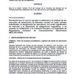 Sesion numero 19 12 del Consejo de la Comision del Mercado
