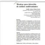 Tecnicas para deteccion de outliers multivariantes